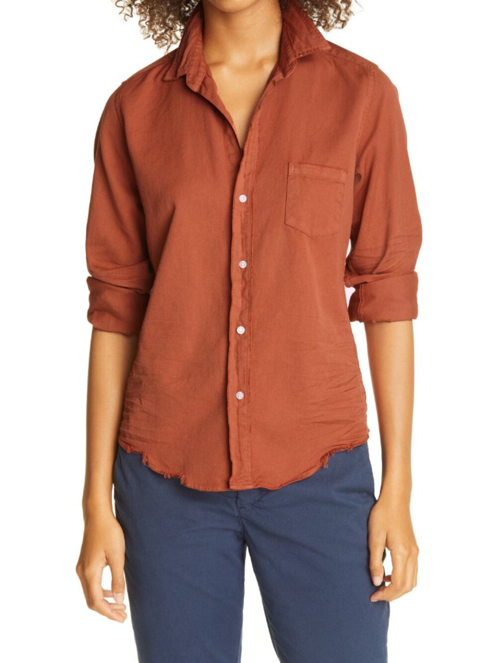 Frank & Eileen Button-Up Shirt in Barry, 100% Cotton, Made in USA, size S, new!